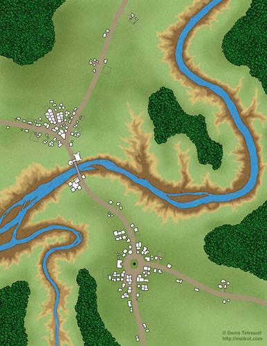 Border Bridge map of mystery