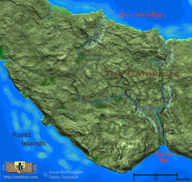 The physical geography of the Irongate region