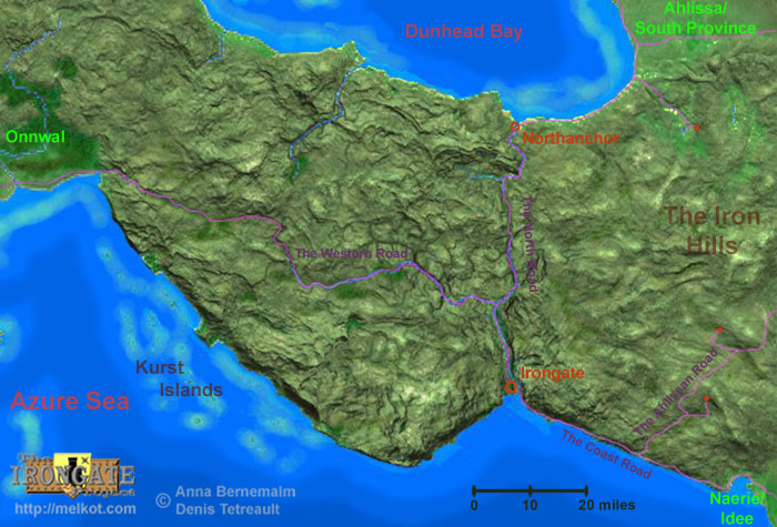 Irongate region political geography