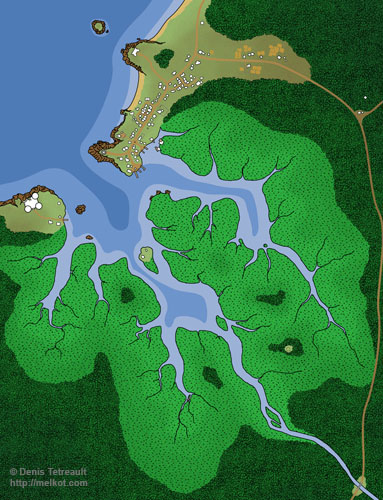 Full-sized marsh map